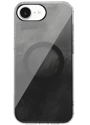 Яскравий чохол shiny mountain (блискуча гора) для apple айфон 16e з технологією magfit black