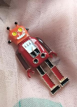 Брошка 🤖 робот, брошь, эмаль