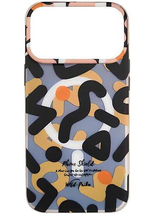 Чехол tpu pastel chaos с magsafe для iphone 17 pro max (айфон 17 про макс) black