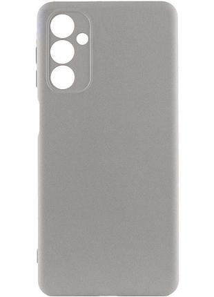 Чехол tpu getman liquid silk full camera для samsung galaxy a15 4g/5g / m15 5g серый / lavender