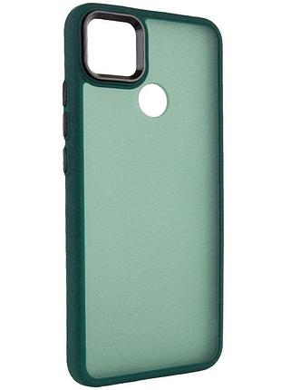 Чехол tpu+pc lyon frosted для xiaomi redmi 9c green