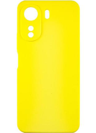 Чехол silicone cover lakshmi full camera (aaa) для xiaomi redmi 13c / poco c65 желтый / yellow
