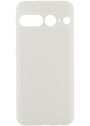 Чехол silicone cover ummi lakshmi full camera (aa) для google pixel 7 pro белый / white