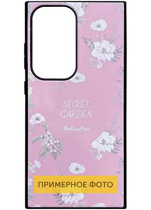 Tpu+pc чехол soft secret garden для xiaomi redmi note 14 pro 4g pink