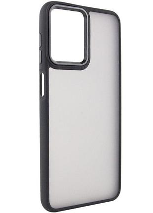 Чехол tpu+pc lyon frosted для motorola moto e13 black