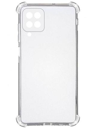Tpu чохол getman ease logo посилені кути full camera для samsung galaxy m33 5g безбарвний (прозорий)