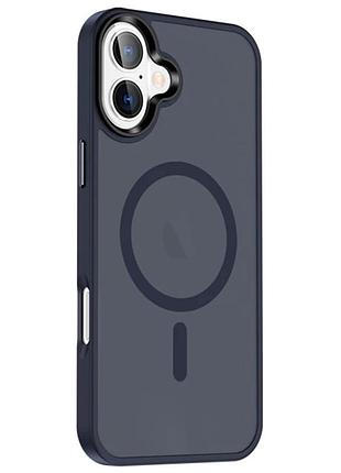 Чохол ummi colorful with magsafe для iphone 17 панель-накладка для телефону магнітна зарядка айфон 17 navy blue