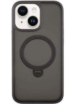 Чохол ummi colorful with magsafe hq ring для apple iphone 14 / 13 (6.1") black