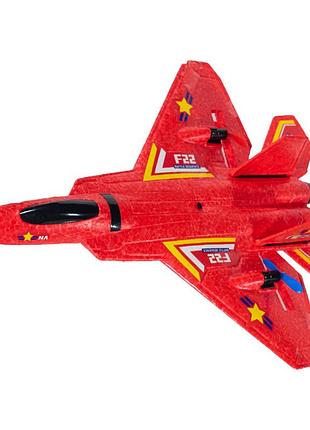 Самолет на радиоуправлении sche hw32 f22 fighter red