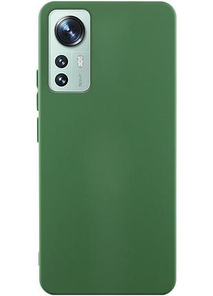 Чехол silicone cover ummi lakshmi (aa) для xiaomi 12t / 12t pro зеленый / dark green