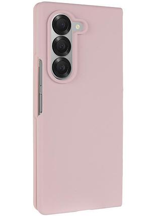 Чехол foldables silicone cover lakshmi (aaa) для samsung galaxy z fold6 розовый / pink sand