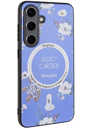 Міцна tpu накладка pc secret garden технологія magfit для samsung galaxy s24+ lilac