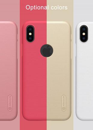 Чехол nillkin matte для apple iphone x (5.8") / xs (5.8") красный