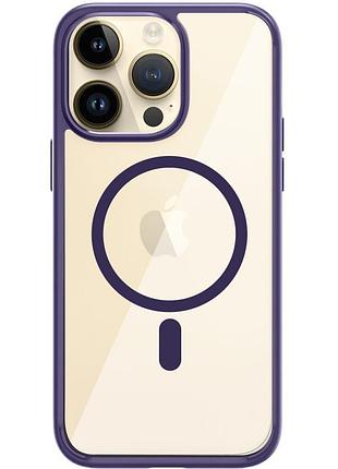 Чехол sgp ultra hybrid mag для apple iphone 14 pro max (6.7") фиолетовый