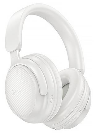 Накладные беспроводные наушники hoco w53 tone morning mist white