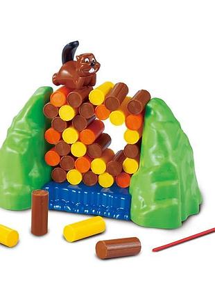 Настольная интерактивная игра ummi 556-a2 log-guardian beaver game green