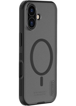Чехол nillkin matte magnetic pro для apple iphone 17 (6.3") transparent black