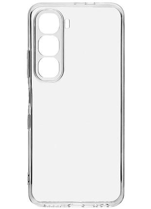 Чохол tpu transparent 1.5 мм із захистом камери для infinix hot 60i / infinix 60, прозорий захисний кейс безбарвний