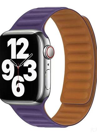 Магнітний ремінець magnetic soft touch apple watch 41/watch 40/watch 38 mm dark cherry (37190_3610690)