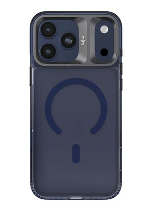 Чехол-накладка kajsa trans-shield с поддержкой magsafe для iphone17 pro blue b-ring