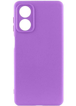 Чехол silicone cover lakshmi full camera (a) для oppo a17 фиолетовый / purple