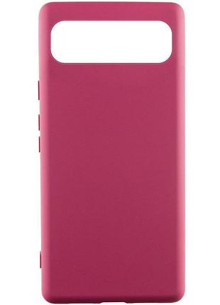 Чохол silicone cover ummi lakshmi (aa) для google pixel 10 pro xl бордовий / marsala