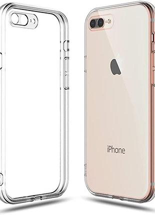 Tpu чехол epic transparent 1,5mm full camera для apple iphone 7 plus / 8 plus (5.5") бесцветный (прозрачный)