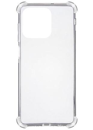 Tpu чохол getman ease logo посилені кути для zte blade a73 4g безбарвний (прозорий)