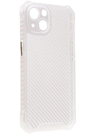 Чехол tpu ease carbon color series для apple iphone 13 (6.1") матовый / прозрачный