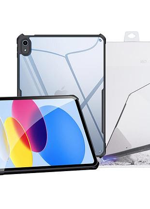 Tpu+pc чехол xundd c усиленными углами для apple ipad 10.9" (2022-24) / 11" (a16) 2025 черный
