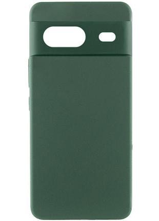 Чохол silicone cover ummi lakshmi full camera (aa) для google pixel 8a зелений / dark green