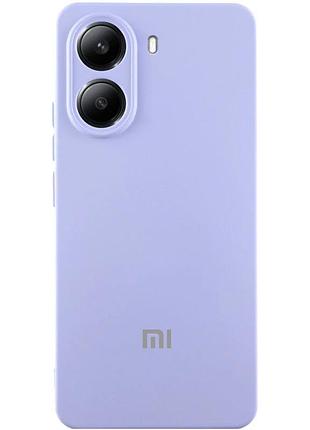 Чохол silicone cover lakshmi full camera (aa) with logo для xiaomi poco x7 pro бузковий / dasheen