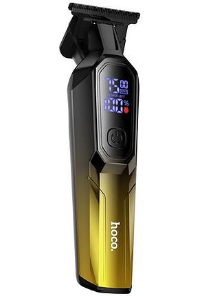 Машинка для стрижки волос hoco hp27 engraving gold