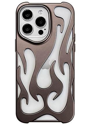 Чохол-накладка 3d tpu winfire для apple iphone 16 pro, об'ємний протиударний кейс з рельєфним дизайном, захистом камери і корпусу,
