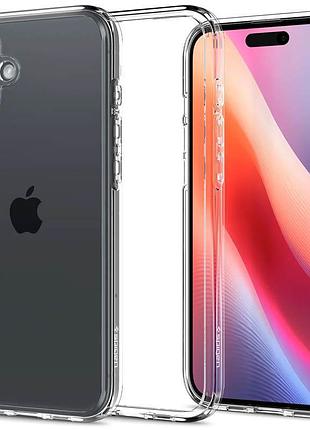 Чехол sgp ultra hybrid для apple iphone 17 (6.3") прозрачный