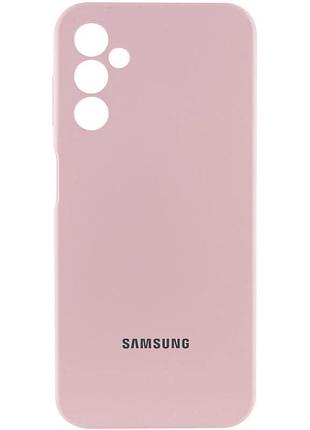 Чехол silicone cover lakshmi full camera (aa) with logo для samsung galaxy a25 5g розовый / pink sand