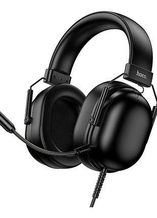 Игровые наушники hoco w113 dynamic usb 7.1 channel (виртуальный объемный звук), 3.5mm/2m multi channel 50-миллиметровые динамки