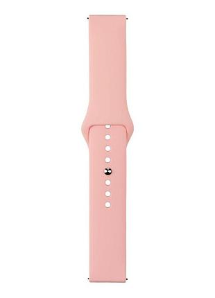 Ремешок universal 20mm silicone button design samsung/amazfit/huawei pink (35724_3577970)