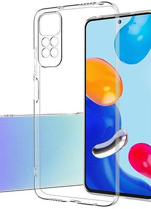 Tpu чохол epic transparent 1,5mm full camera для xiaomi redmi note 11 (global) / note 11s безбарвний (прозорий)