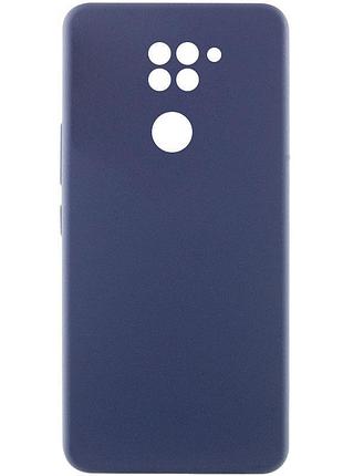 Чехол silicone cover lakshmi full camera (aaa) для xiaomi redmi note 9 / redmi 10x темно-синий / midnight blue