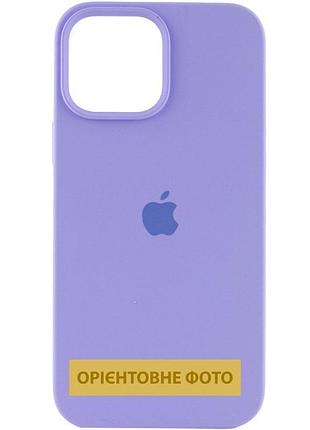 Чохол silicone case full protective (aa) для apple iphone 17 (6.3") бузковий / dasheen