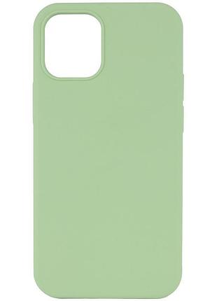 Чохол silicone case full protective (aa) no logo для apple iphone 11 pro max (6.5") м'ятний / mint