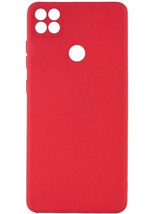 Силіконовий чохол candy full camera для xiaomi redmi 9c червоний / camellia