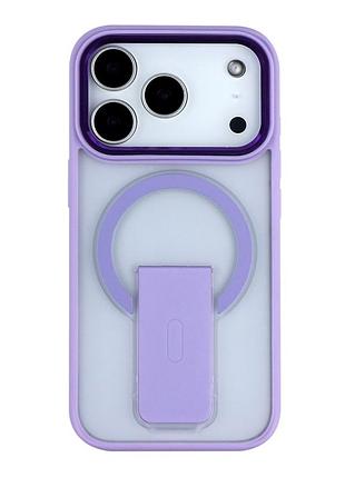Чохол з підставкою flexguard tpu pc magnetic для iphone17 pro purple
