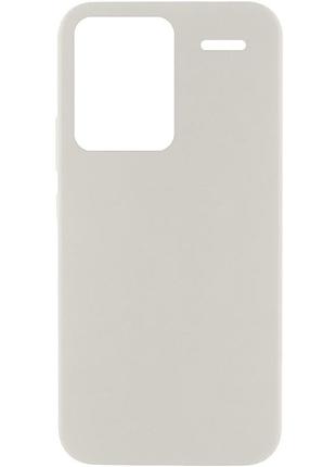 Чехол silicone cover lakshmi (aaa) для xiaomi redmi note 13 pro+ белый / white