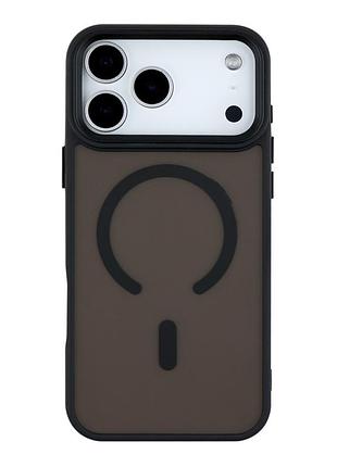 Чохол tpu pc матове покриття shadowmat magsafe для apple iphone17 pro black