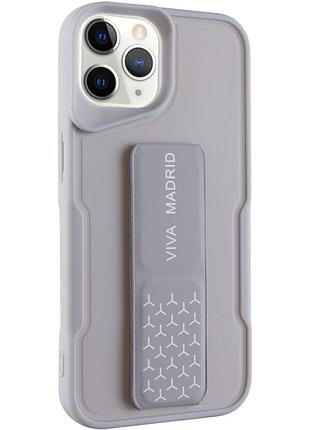 Чехол-накладка tpu viva для apple айфон 12 pro max, с функцией подставки grey