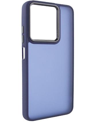 Чохол tpu+pc lyon frosted для infinix hot 40 navy blue