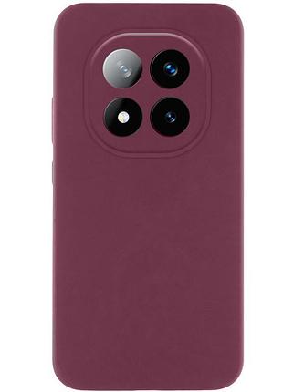 Чохол silicone cover lakshmi full camera (aaa) для xiaomi redmi note 15 4g/5g (eu) бордовий / plum