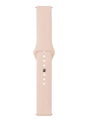 Ремешок universal 20mm silicone button design samsung/amazfit/huawei pink sand (35724_3577971)